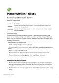 Nutrition in Plants - Biology
