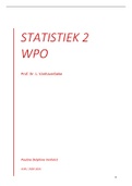 Statistiek 2 voor bedrijfseconomische wetenschappen WPO 2020-2021