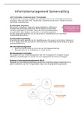 IFM Samenvatting - Belangrijke onderdelen voor de toets in 3 pagina's