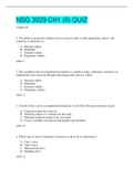 NSG 3029 CH1 &lpar;9&rpar; QUIZ