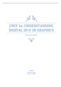 Unit 17 2D & 3D digital Graphics