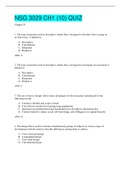 NSG 3029 CH1 &lpar;10&rpar; QUIZ