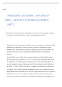 A.docx task 3.docx attempt 2.docx  TASK-3  WESTERNS  GOVERNS  UNIVERSITY  KMM1_SERVICE LINE DEVELOPMENT AMT2  A.  Identify current national healthcare trends and policy initiatives that may affect the healthcare organization, evident in the attached  €œSe