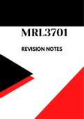 MRL3701 | Prescribed Book Summary 