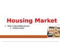 Unit 7 - Business Decision Making: Housing Indsutry Presentation 