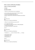 Patton Anatomy and Physiology 9 EdChapter 41 (elaborations) Introduction to Anatomy and physiology (NR 101) 