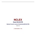 National Council Licensure Examination(NCLEX-PN) GRADED A