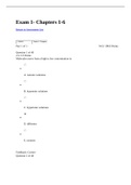 BIO 133 Exam 1- Chapters 1-6