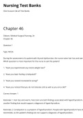 Exam (elaborations) NURSING LP 1300 Chapter 46 | Nursing Test Banks.Chapter 46 Osborn, Medical-Surgical Nursing, 2e