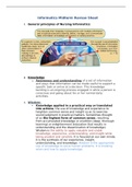 NR 599 Final Exam Study Guide&comma; NR599 Informatics&comma; NR599 Informatics Midterm study guide &lpar;LATEST&rpar; &comma; Chamberlain College Of Nursing