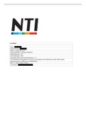 NTI Beroepsopdracht Diëtistisch Handelen