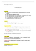 Insurance - PERSONAL FINANCE - Lecture 9 notes