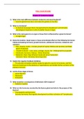 BSC 2086 Microbiology Lab/ A&P 2 FINAL EXAM STUDY GUIDE/ (130)- Questions and Answers/ Download To Ace the exams