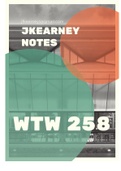 WTW 258 Lecture Notes 