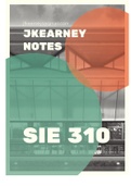 SIE 310 Lecture Notes 