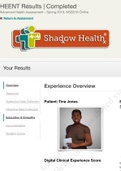 NSG 516 Tina Jones HEENT Education and Empathy | Completed | Shadow Health 4.