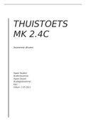 Thuistoets MK 2.4c Anamnese