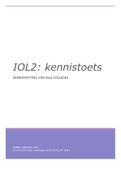 IOL2 Samenvatting kennistoets (invloeden op de levensloop 2021)