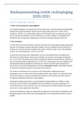 Boeksamenvatting civiele rechtspleging + artikel Lock 