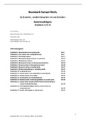 Samenvattingen Basisboek Sociaal Werk - Frans Spierings - Hoofdstuk 1 t/m 17