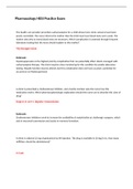 PHARMACOLOGY HESI PRACTICE EXAM