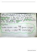 GCSE AQA Biology Topic 4 : Bioenergetics Notes