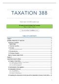 Taxation 388: Summaries for Full Year (All Prescribed Chapters)