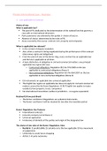 Private International Law revision notes (1st class)