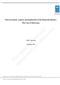 Macroeconomic Analysis and implication of the Diamond Industry The Case of Botswana
