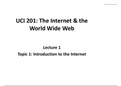 The Internet & the World Wide Web 