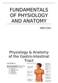 Fundamentals of Physiology and Anatomy FULL NOTES