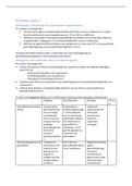 Duidelijke samenvatting van ALLE (!) literatuur en colleges per werkgroep OP2 leerjaar 1 Verpleegkunde 