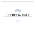 Samenvatting orthopedagogiek social work