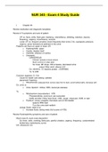 NUR 345 - Exam 4 Study Guide&period;