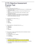C175 Objective Assessment Practice Test&comma;WELL EXPLAINED GRADED A&period;
