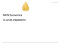 Economics-Exam Specification and Revision Recommendations 2021