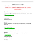 NURS 6551 Midterm Exam . Questions and Answers (latest Update)