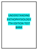 Understanding Pathophysiology 7th Edition Test Bank