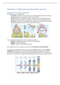 NEUROBIOLOGIE - Samenvatting boek &plus; hoorcollege hoofdstuk 7 Molecular signaling within neurons