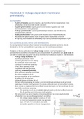 NEUROBIOLOGIE - Samenvatting boek + hoorcollege hoofdstuk 3 Voltage-dependent membrane permeability