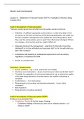 Statement of Financial Position (SOFP), Finalisation & Review, Going Concern (GC) - AUDIT AND ASSURANCE - Lecture 10 notes