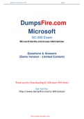 New and Recently Updated Microsoft SC-300 Dumps [2021]