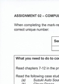 MNM3703 - Assignment 2 &lpar;mcq answers&rpar; 2021