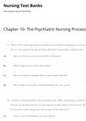 NURSING LP 1300Chapter 10- The Psychiatric Nursing Process | Nursing Test Banks.pdf