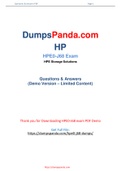Newest and Authentic HP HPE0-J68 PDF Dumps [2021]