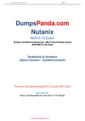 Newest and Authentic Nutanix NCP-5.15 PDF Dumps [2021]