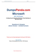 Newest and Authentic Microsoft AZ-140 PDF Dumps [2021]