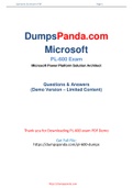 Newest and Authentic Microsoft PL-600 PDF Dumps [2021]
