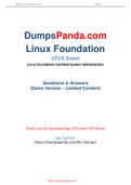 Newest and Authentic Linux Foundation LFCS PDF Dumps [2021]