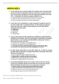 MENTAL HESI 2